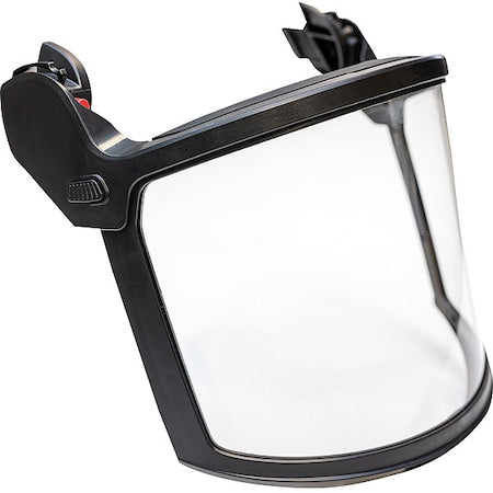 Face Shield, Clear Visor, 6 1/2 in Height, Not Applicable Suspension