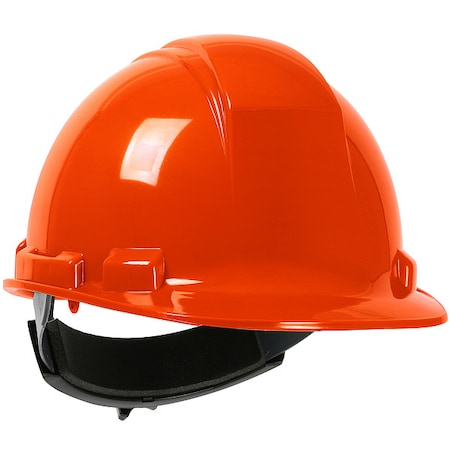 Hard Hat, Dynamic, HDPE, 4 Point Ratchet, Type 1, Class E, High-Visibility Orange