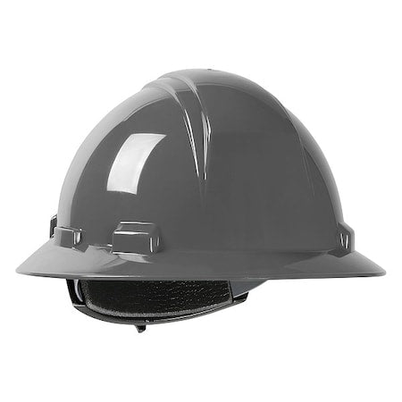 Hard Hat, Dynamic, HDPE, 4 Point Ratchet, Type 1, Class E, Dark Gray