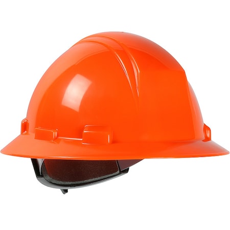 Hard Hat, Dynamic, HDPE, 4 Point Ratchet, Type 1, Class E, High-Visibility Orange
