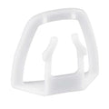 Goggle Clip, For Use With Hard Hats White