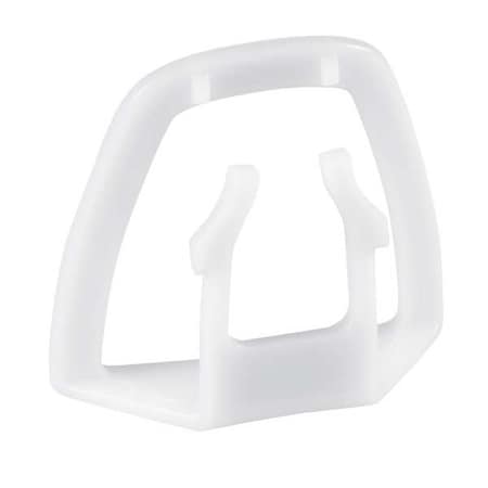 Goggle Clip, For Use With Hard Hats White