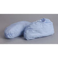 Disposable Boot Covers, Polyethylene, Polypropylene, Blue, Slip Resistant Sole: Yes , XL