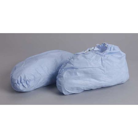 Disposable Boot Covers, Polyethylene, Polypropylene, Blue, Slip Resistant Sole: Yes , XL
