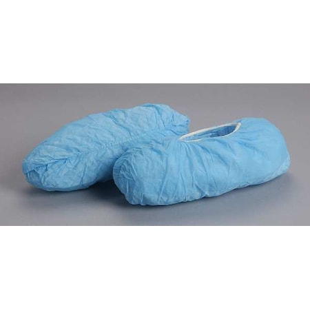 Disposable Boot Covers, Polypropylene, Blue, Slip Resistant Sole: Yes , XL