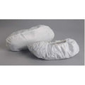Disposable Shoe Covers, Vinyl, White, Slip Resistant Sole: Yes , XL