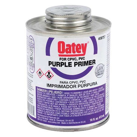 Primer, Low VOC, 16 oz., Purple