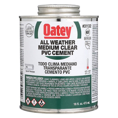 Cement, Low VOC, 16 oz., Clear