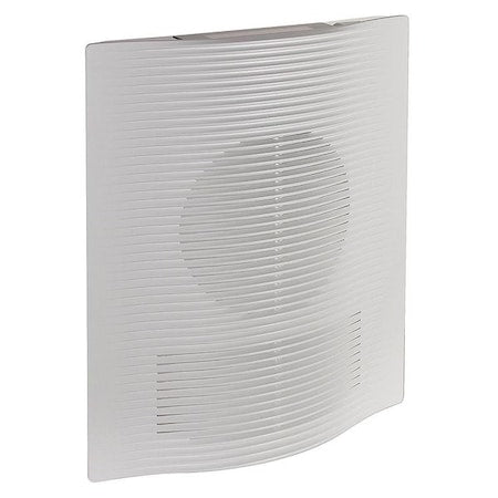 Recessed Electric Wall-Mount Heater, Recessed or Surface, 1800 to 4800 W, 208V AC, White