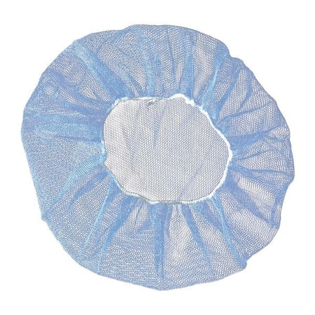 Hairnet, Nylon/Polyester, 30 in Dia., Blue, 30 in, 1000 PK