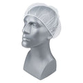 Hairnet, Polyester, 21 in Dia., White, M, 100 PK