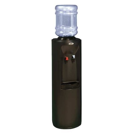 Cold, Hot Bottled Water Dispenser - Black