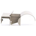 Box Sealing Tape Dispenser, 5 1/4 in Tape Core Dia, Clam Shell, Metal