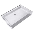 60"" x 36"" Terrazzo Shower Base, 2"" Connection, Marble Chips