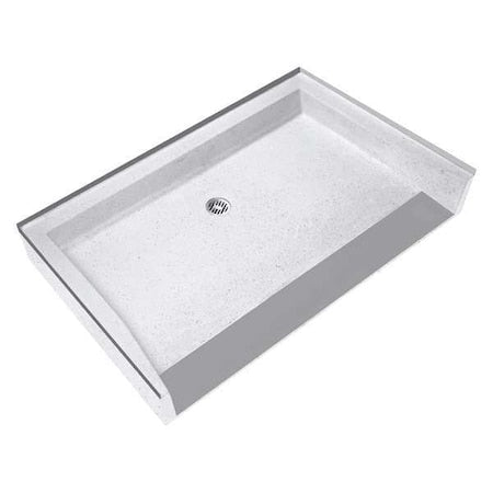 60"" x 36"" Terrazzo Shower Base, 2"" Connection, Marble Chips