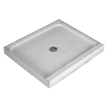 42"" x 32"" Terrazzo Shower Base, 2"" Connection, Marble Chips