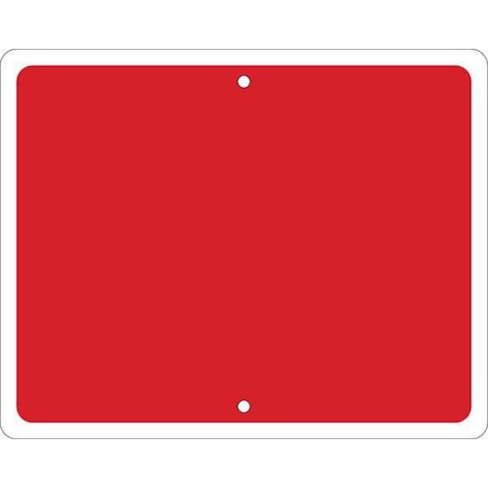 Railroad Sign, 12 in H, 15 in W, Horizontal Rectangle, No Text, 134194