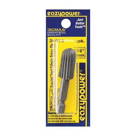 Rounded Front Cylinder File, 1/2in., 1pcs.