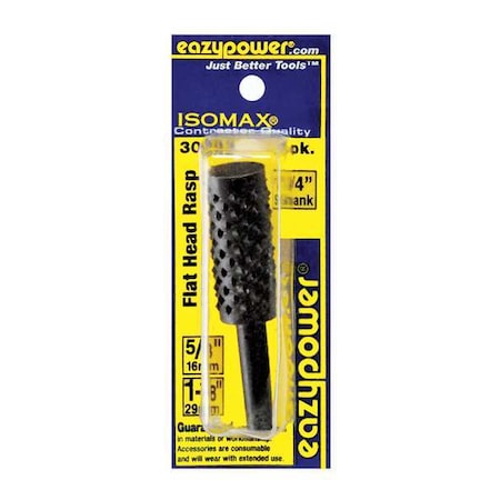 Flat Head Rasp, 5/8 in., 1 pcs.