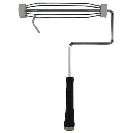 Paint Roller Frame, 5 Wire Cage, Plastic Handle, 9" Rollers
