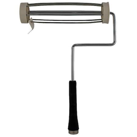 Paint Roller Frame, Cage, Plastic Handle, 9" Rollers