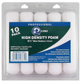 6-1/2" Mini Paint Roller Cover, Foam, 10 PK