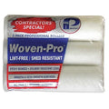 9" Paint Roller Cover, 3/8" Nap, Woven Fabric, 3 PK