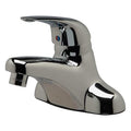 Bathroom Faucet Integral Spout, Chrome Plated, 2 Holes, Lever Handle