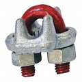 Wire Rope Clip,U-Bolt,1-1/8in