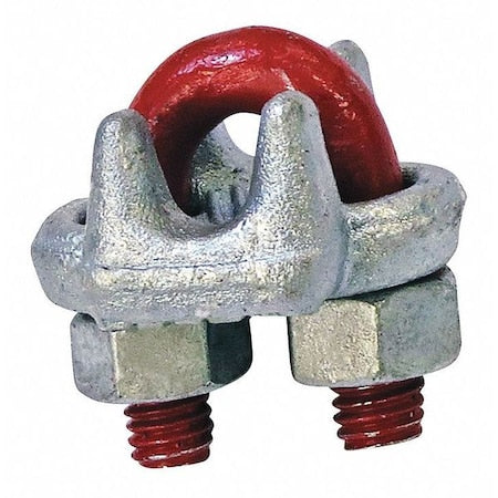 Wire Rope Clip,U-Bolt,1-1/8in