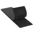 Reclosable Fastener, No Adhesive, 150 ft, 1 in W, Black, 12 PK