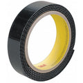 Reclosable Fastener, Rubber Adhesive, 150 ft, 5/8 in W, Black, 4 PK
