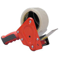 Handheld Tape Dispenser, 2 in Max. Tape Width. 5 1/8 in Tape Core Dia, Pistol, Plastic, Red