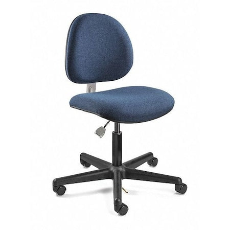 Task Chairs, 17 in to 22 in Height, Navy Blue