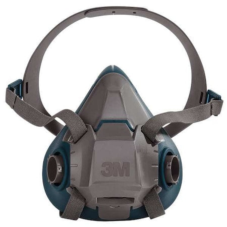 Half Mask Respirator, Rugged Comfort 6500, Not Rated, Bayonet, Size, L 0 Cartridges Included