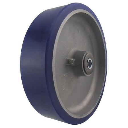 Caster Wheel, Polyurethane, 8 in., 1500 lb.