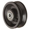 Caster Wheel, Cast Iron, 4 in. Dia, 800 lb.