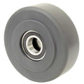 Caster Wheel, Nylon, 4 in. Dia., 2000 lb.