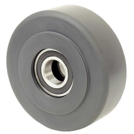 Caster Wheel, Nylon, 4 in. Dia., 2000 lb.