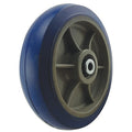 Caster Wheel, Rubber, 6 in. Dia., 600 lb.