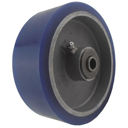 Caster Wheel, Polyurethane, 6 in., 1230 lb.