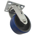 Swivel Plate Caster, Polyurethane, 1050 lb