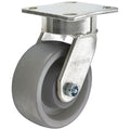 Swivel Plate Caster, Nylon, 6 in., 1500 lb.