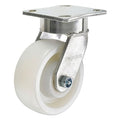 Swivel Plate Caster, Nylon, 4 in., 1000 lb.