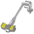 Plumbed Eyewash, Counter Mount, Plumbed, 2 5/12 in H., 4 in W