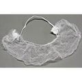 Beard Cover, Nylon, 20 in Dia., White, Universal, 1000 PK
