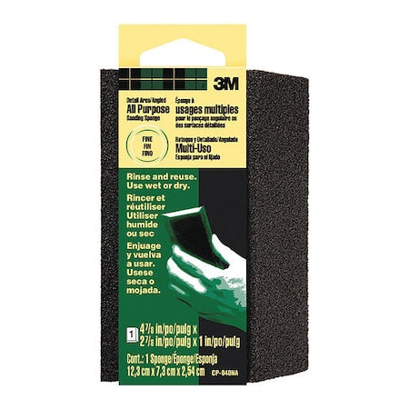 Sanding Sponge CP040-12-CC, 2 7/8, PK12