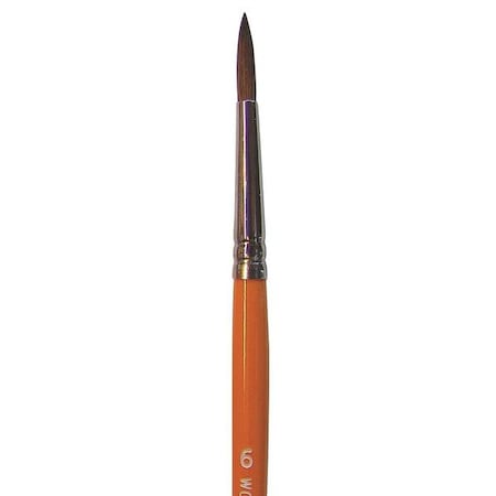 #6 Artist Soft, Camel Hair Bristle, Paint Brush, Wood Handle