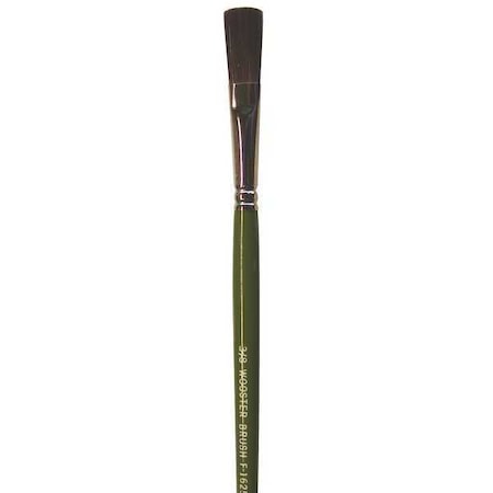 3/8" Artist Soft, Ox Hair Bristle, Paint Brush, Wood Handle