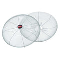 Fan Guard For 18 in Blade Dia, Polyester Powder Coated, Steel, Gray, Mounting 2-3/4 in x 4-1/2 in